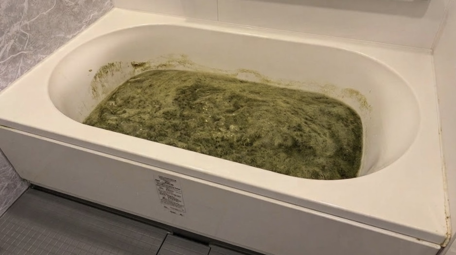 風呂釜汚れ排出